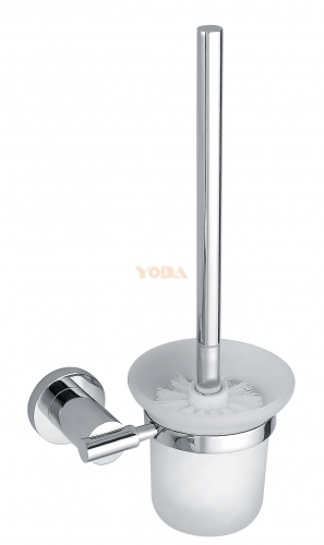 Stainless steel toilet brush holder