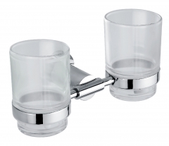 Stainless steel toothbrush holder