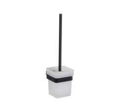 Stainless steel toilet brush holder