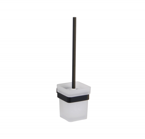 Stainless steel toilet brush holder