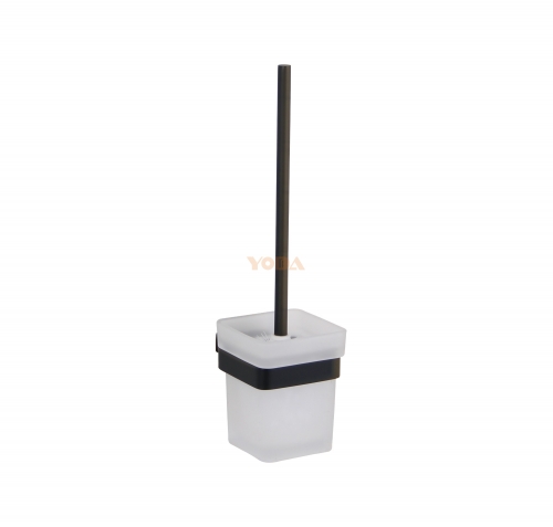 Stainless steel toilet brush holder