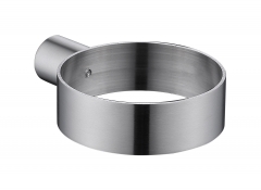 Stainless steel toilet brush holder