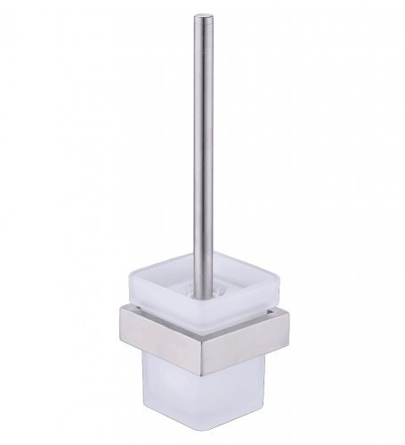 Stainless steel toilet brush holder