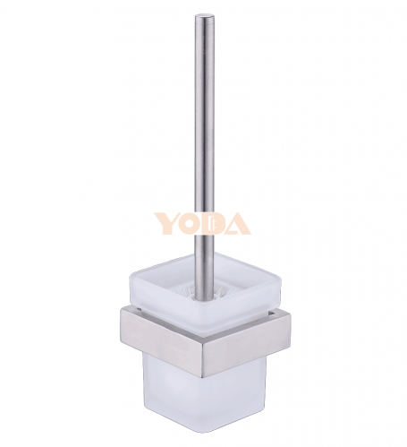 Stainless steel toilet brush holder