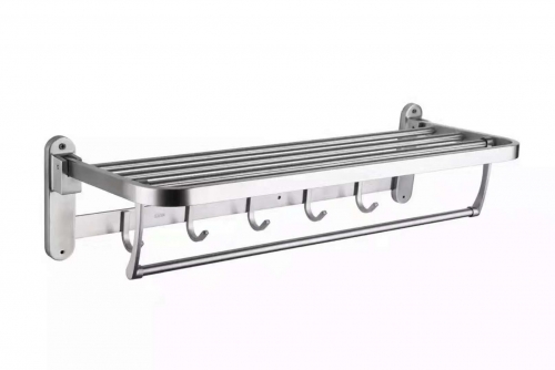 Stainless steel portable towel rack