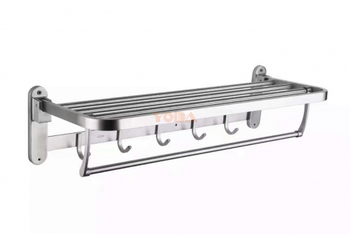 Stainless steel portable towel rack