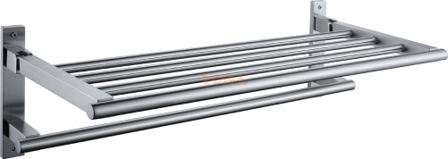 Stainless steel portable towel rack