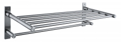 Stainless steel portable towel rack
