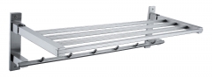Stainless steel portable towel rack