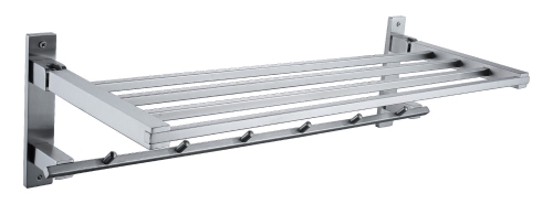 Stainless steel portable towel rack