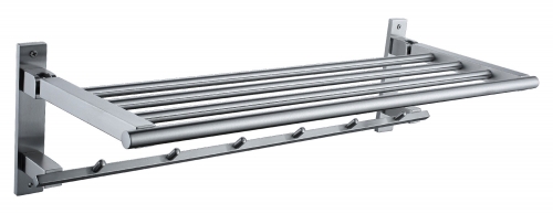Stainless steel portable towel rack