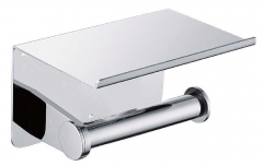 Polished Stainless steel toilet paper holder
