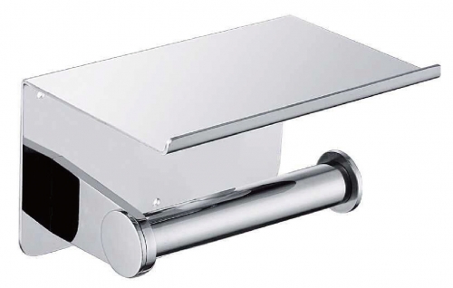 Polished Stainless steel toilet paper holder