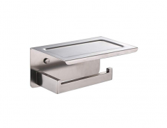 Polished Stainless steel toilet paper holder