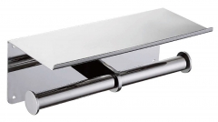Polished Stainless steel toilet paper holder