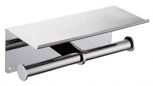 Polished Stainless steel toilet paper holder