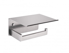Polished Stainless steel toilet paper holder