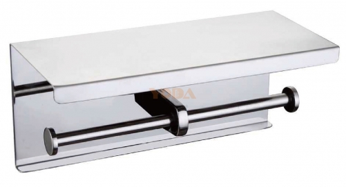 Polished Stainless steel toilet paper holder
