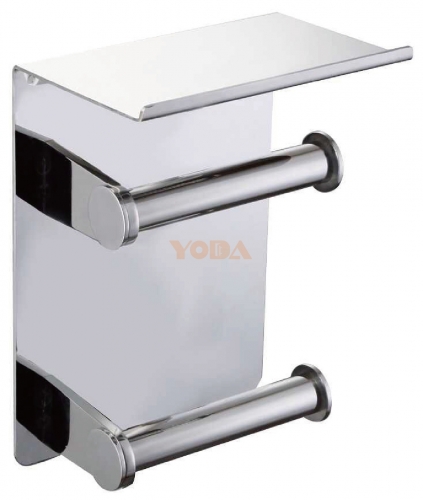 Polished Stainless steel toilet paper holder